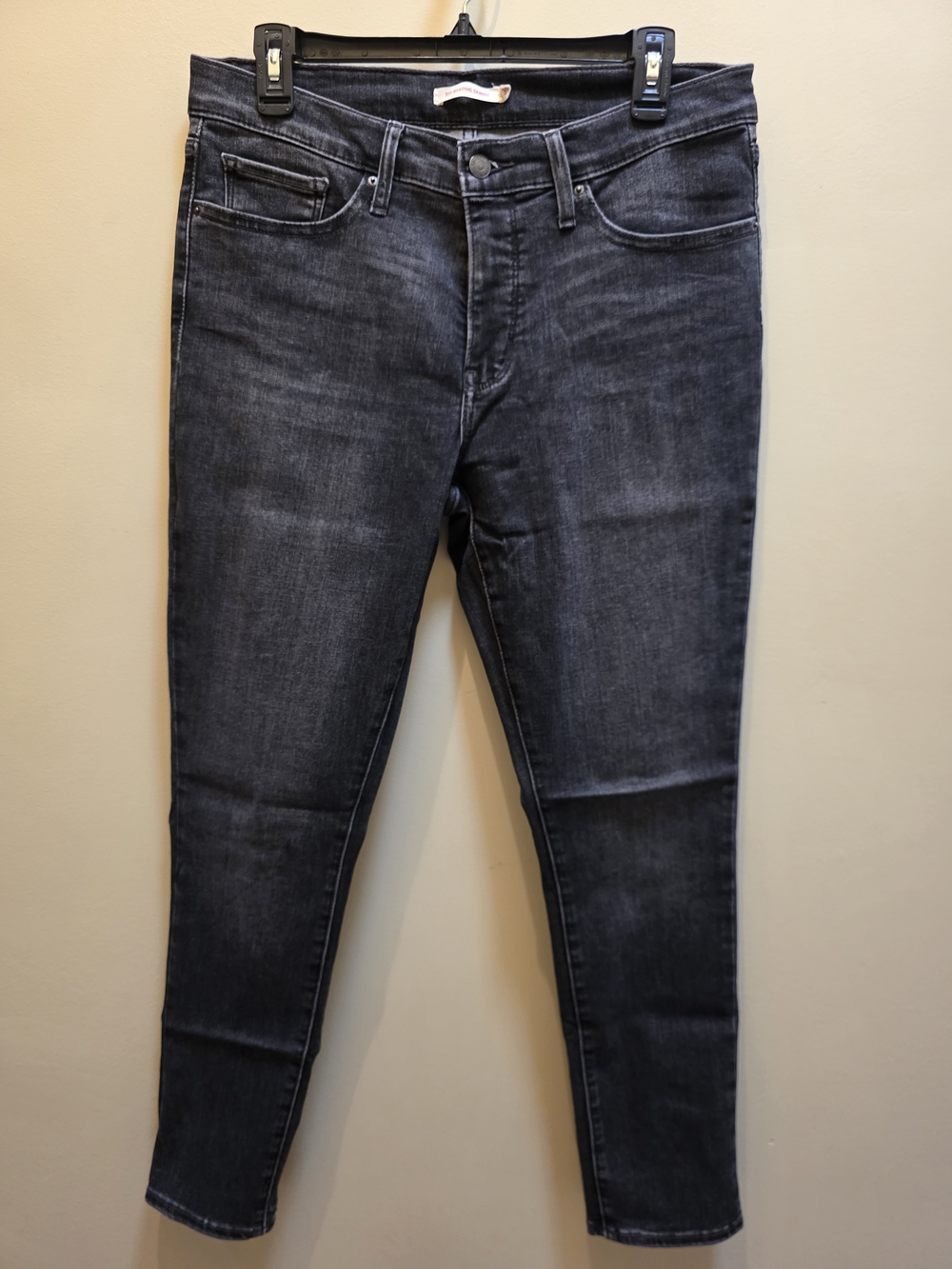 Levi's 311 Shaping Skinny Dark Grey Jeans Size 31x30